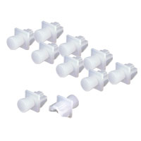 モジュラージャック用ダストキャップ クリアー 10個入