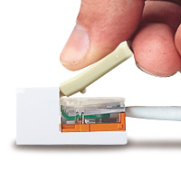 モジュラージャック圧接工具(ミニモジュール専用)