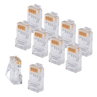 ギガ対応モジュラープラグ RJ-45 CAT5E