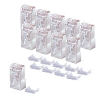 STP用モジュラープラグ単線導体用 100個入