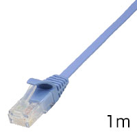 スーパーフラットG ライトブルー(カテゴリー6準拠/両端プラグ付き)