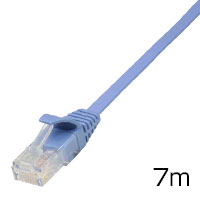 スーパーフラットG ライトブルー(カテゴリー6準拠/両端プラグ付き)