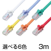 LANケーブル カテゴリー5e(プラグ付き簡易包装)