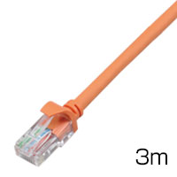 LANケーブルカテゴリー6/1000BASE-TX対応(両端プラグ付き)